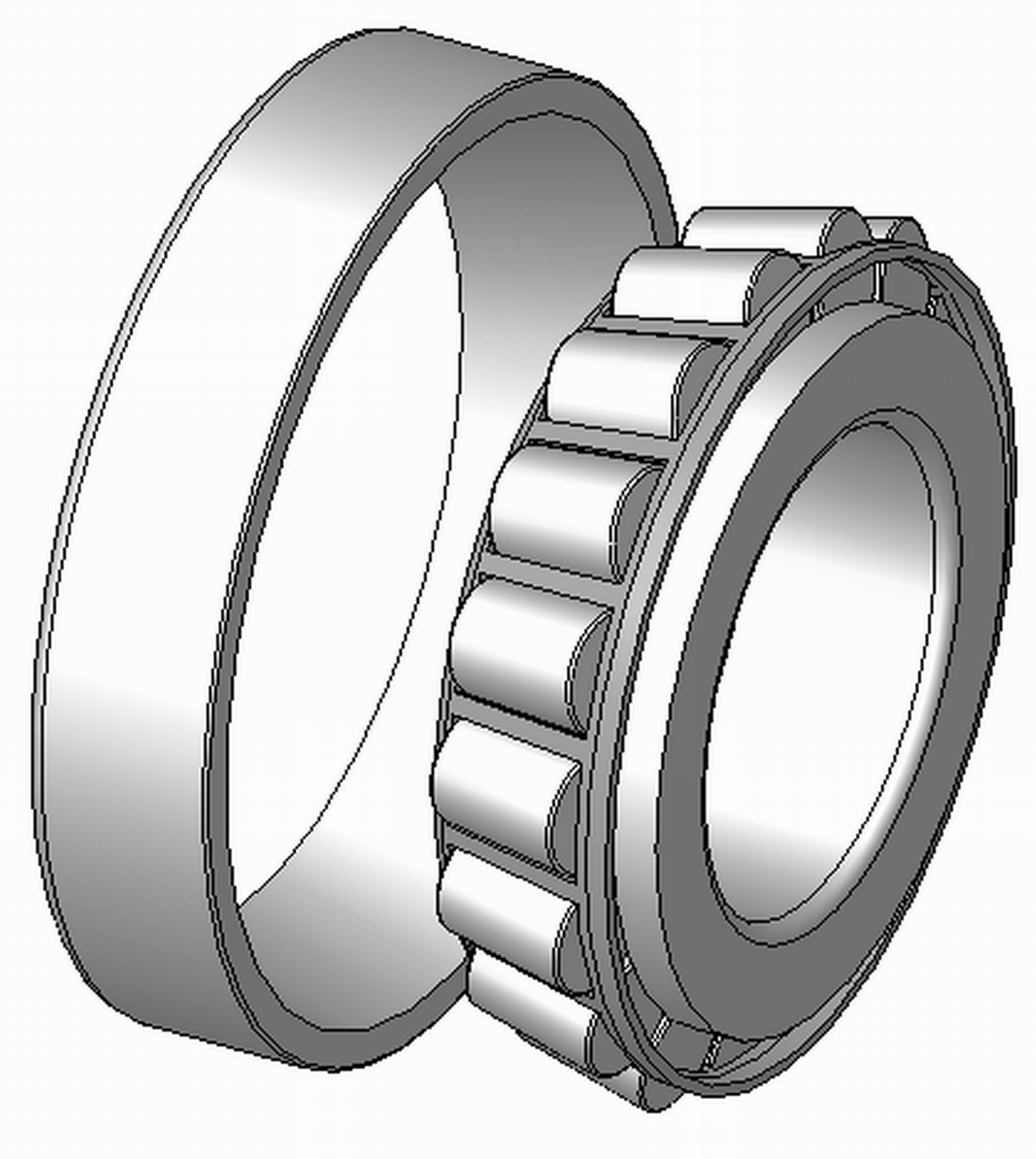 SKF 32208 J2/Q — Kegellager 40×80×24,75 mm